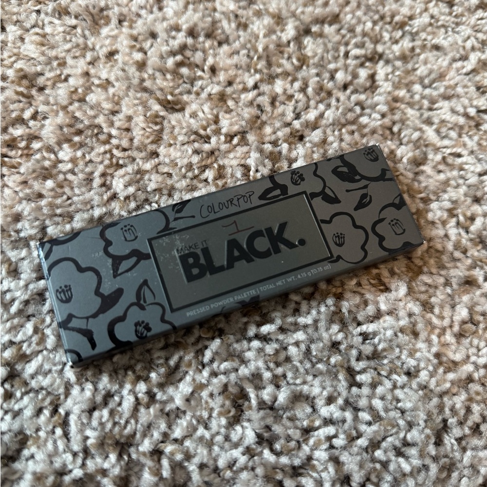 Colourpop Make It Black Eyeshadow Palette